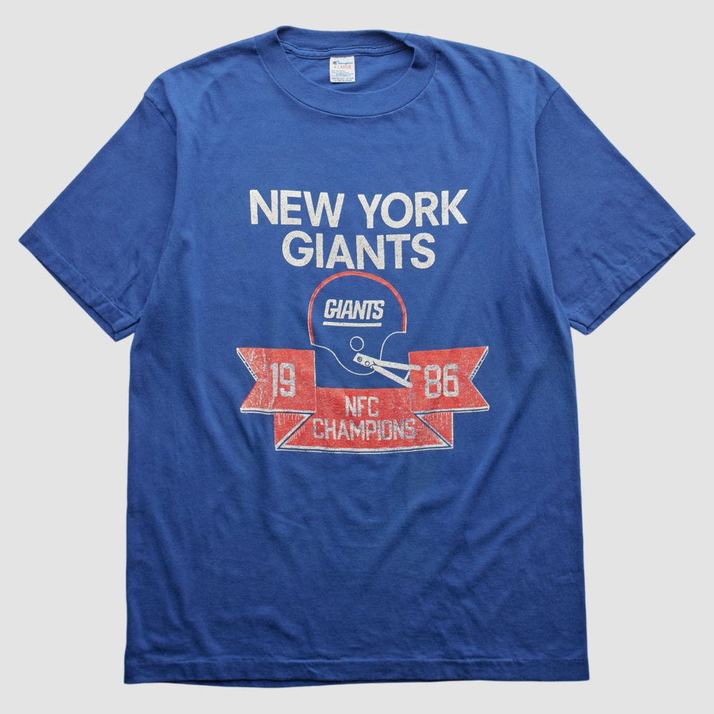 New York Giants Champion 1986 T-shirt - Blue T-shirts