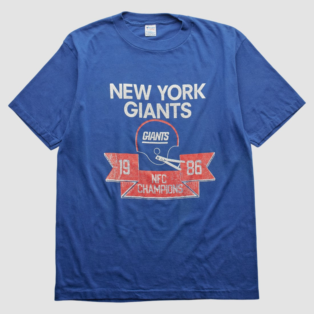 New York Giants Champion 1986 T-shirt - Blue T-shirts