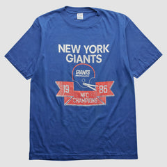 New York Giants Champion 1986 T-shirt - Blue T-shirts