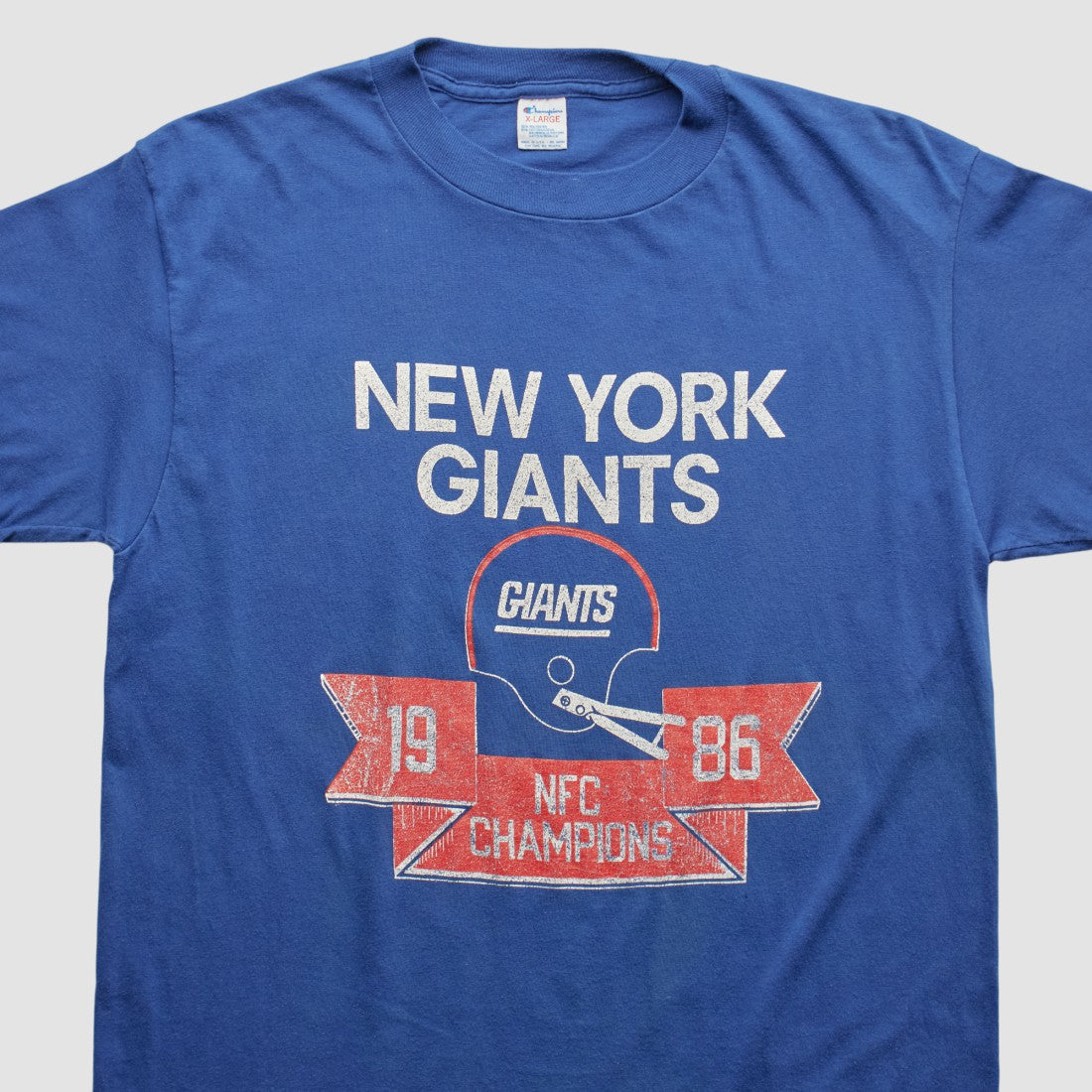 New York Giants Champion 1986 T-shirt - Blue T-shirts