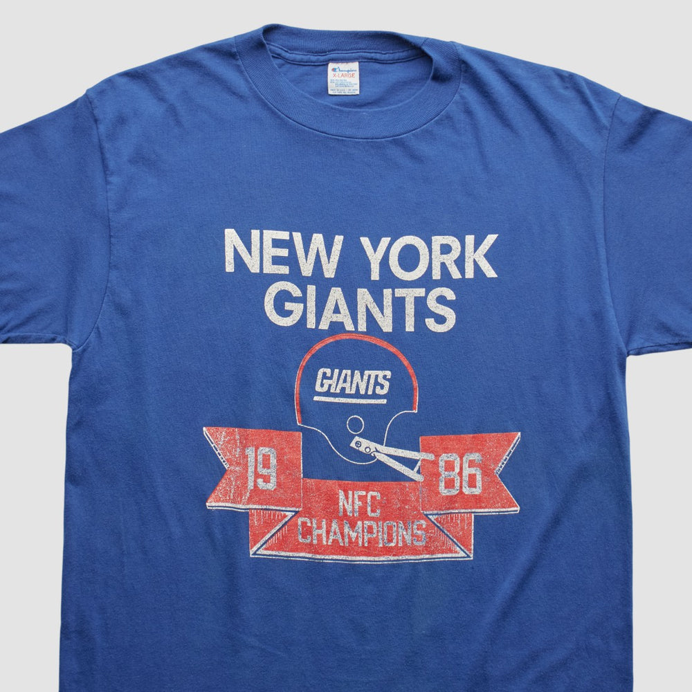 New York Giants Champion 1986 T-shirt - Blue T-shirts