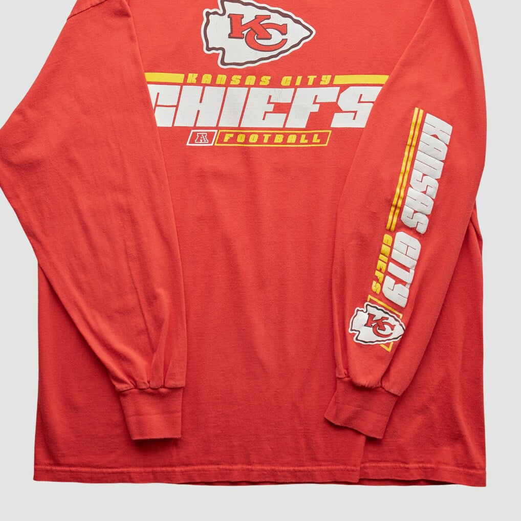 Kansas City Chiefs NFL 2010s Long Sleeve T-shirt - Red T-shirts