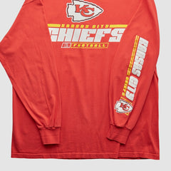 Kansas City Chiefs NFL 2010s Long Sleeve T-shirt - Red T-shirts