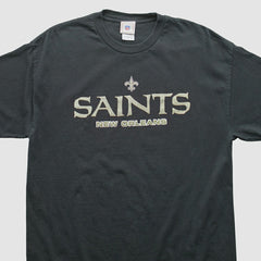 New Orleans Saints NFL 2000s T-shirt - Black T-shirts