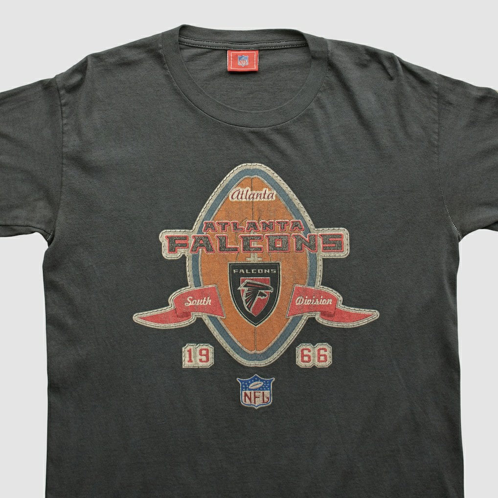Atlanta Falcons NFL 2000s Long Sleeve T-shirt - Charcoal T-shirts