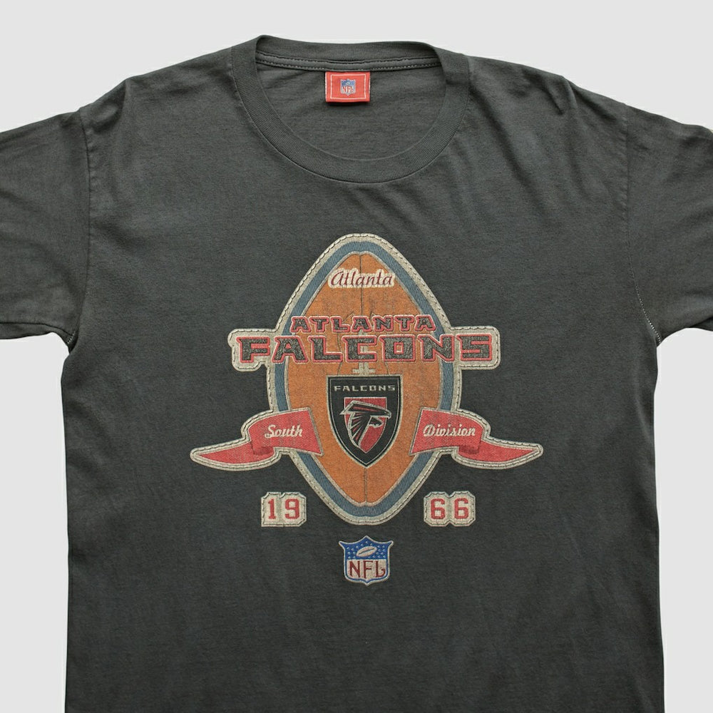 Atlanta Falcons NFL 2000s Long Sleeve T-shirt - Charcoal T-shirts