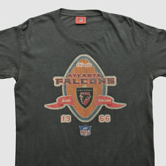 Atlanta Falcons NFL 2000s Long Sleeve T-shirt - Charcoal T-shirts