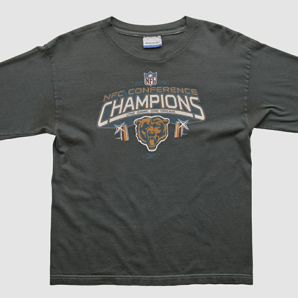 Chicago Bears Reebok 2000s Long Sleeve T-shirt - Charcoal T-shirts
