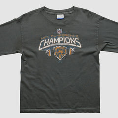 Chicago Bears Reebok 2000s Long Sleeve T-shirt - Charcoal T-shirts