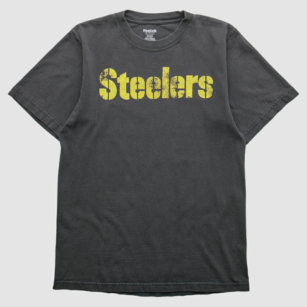 Pittsburgh Steelers Reebok 2000s T-shirt - Charcoal T-shirts