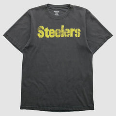 Pittsburgh Steelers Reebok 2000s T-shirt - Charcoal T-shirts