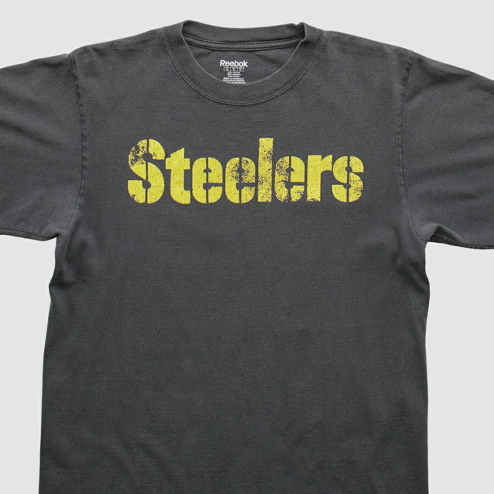 Pittsburgh Steelers Reebok 2000s T-shirt - Charcoal T-shirts