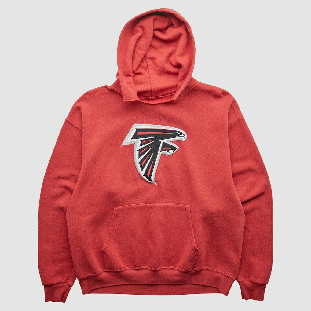 Atlanta Falcons 2000s Hooded Pullover Sweatshirt - Red Pullover