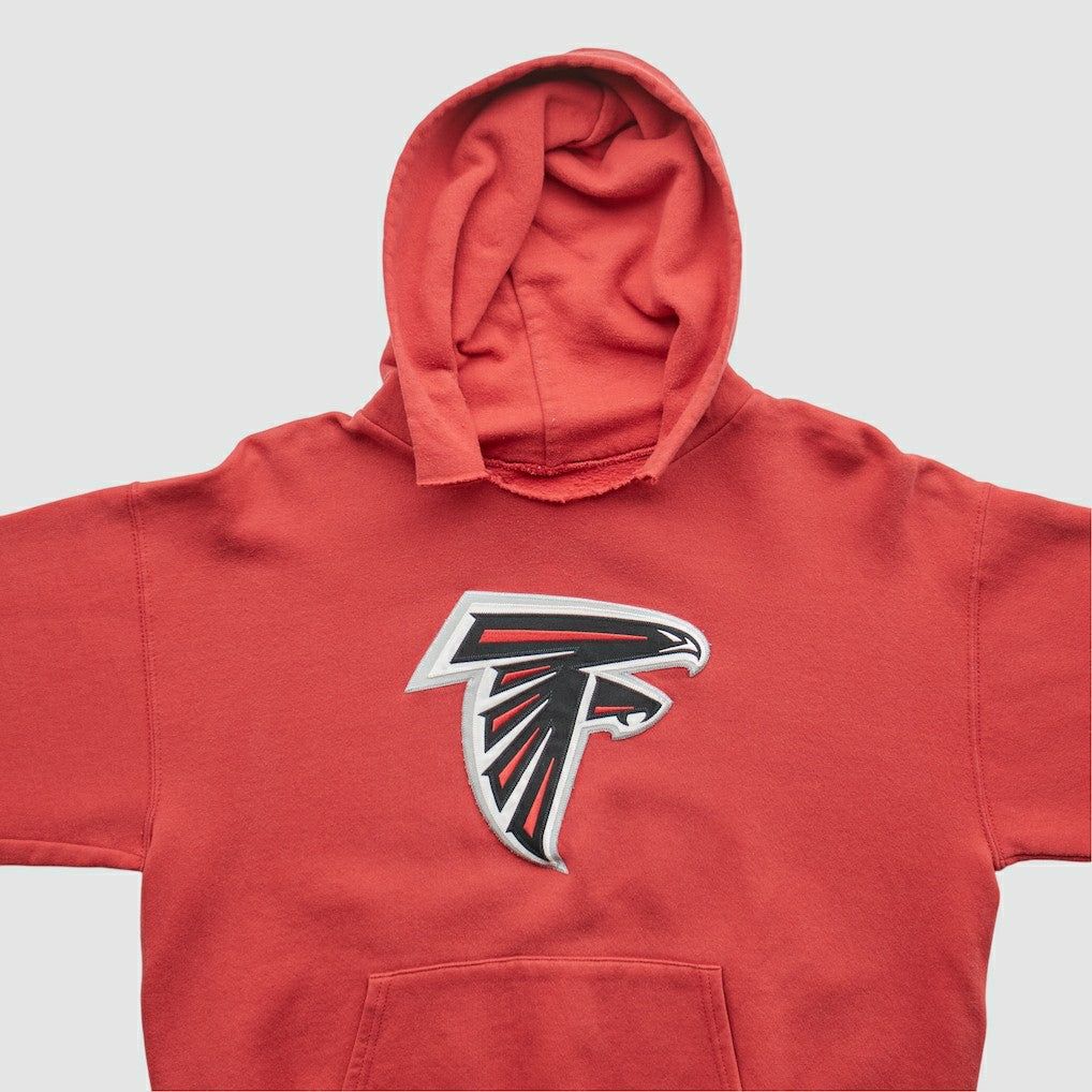 Atlanta Falcons 2000s Hooded Pullover Sweatshirt - Red Pullover