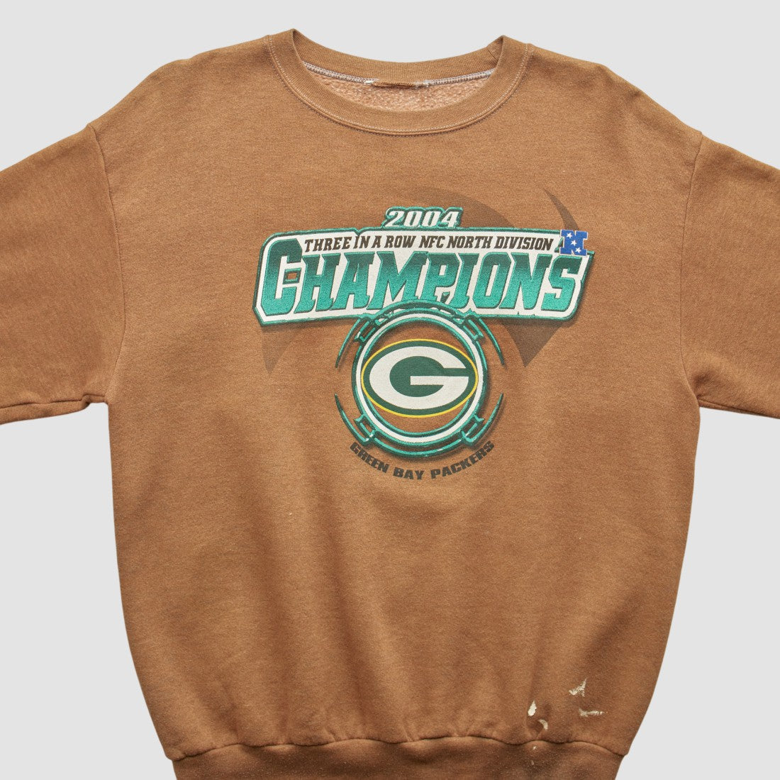 Green Bay Packers 2004 Pullover Sweatshirt - Brown Pullover
