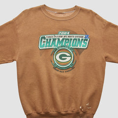 Green Bay Packers 2004 Pullover Sweatshirt - Brown Pullover