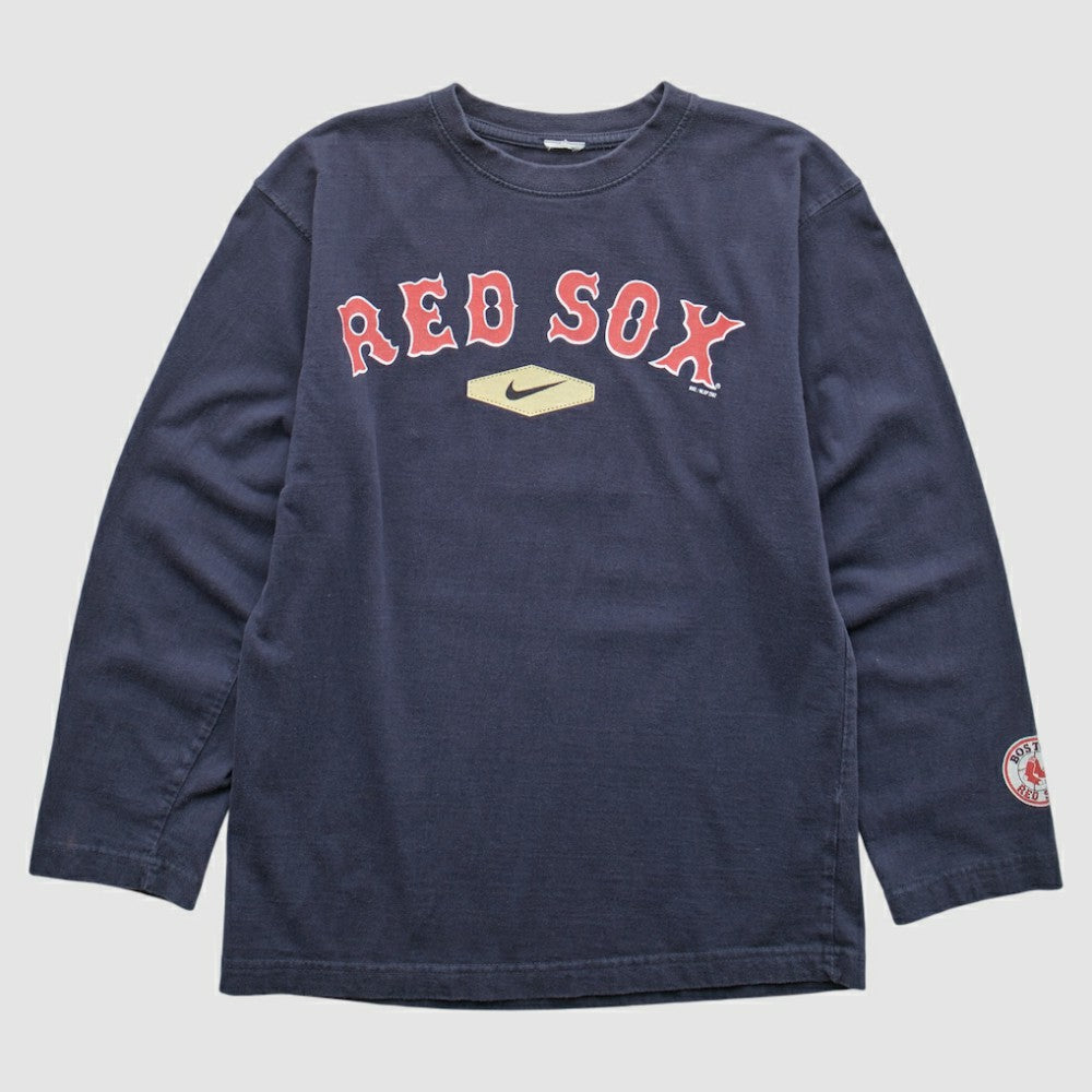 Boston Red Sox 2007 Long Sleeve T-shirt - Navy - XXVintage T-shirts
