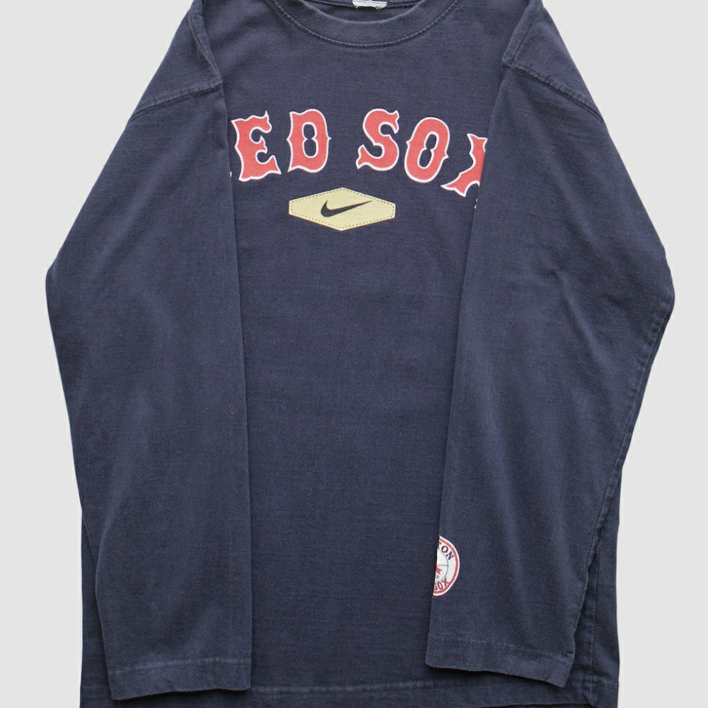 Boston Red Sox 2007 Long Sleeve T-shirt - Navy - XXVintage T-shirts