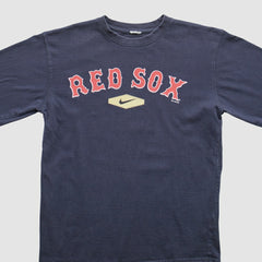 Boston Red Sox 2007 Long Sleeve T-shirt - Navy - XXVintage T-shirts