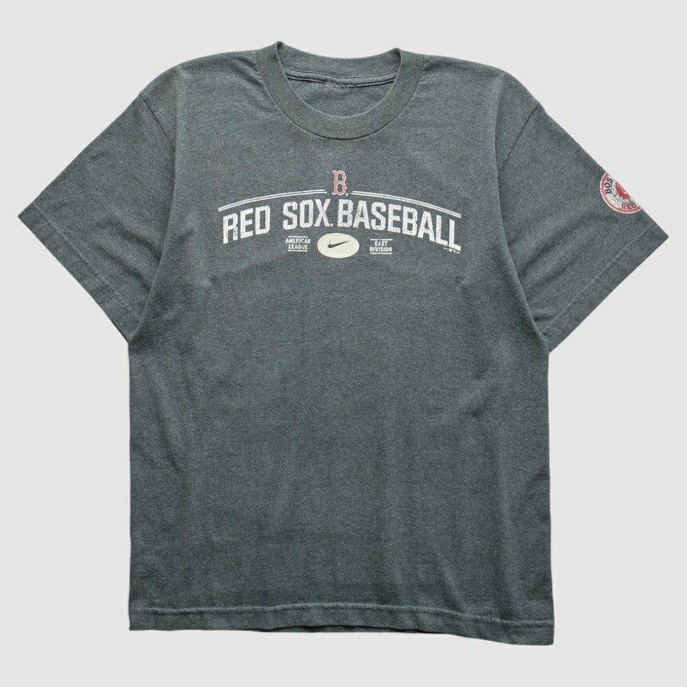 Boston Red Sox Nike 2004 T-shirt - Dark Heather Gray - Vintage T-shirts