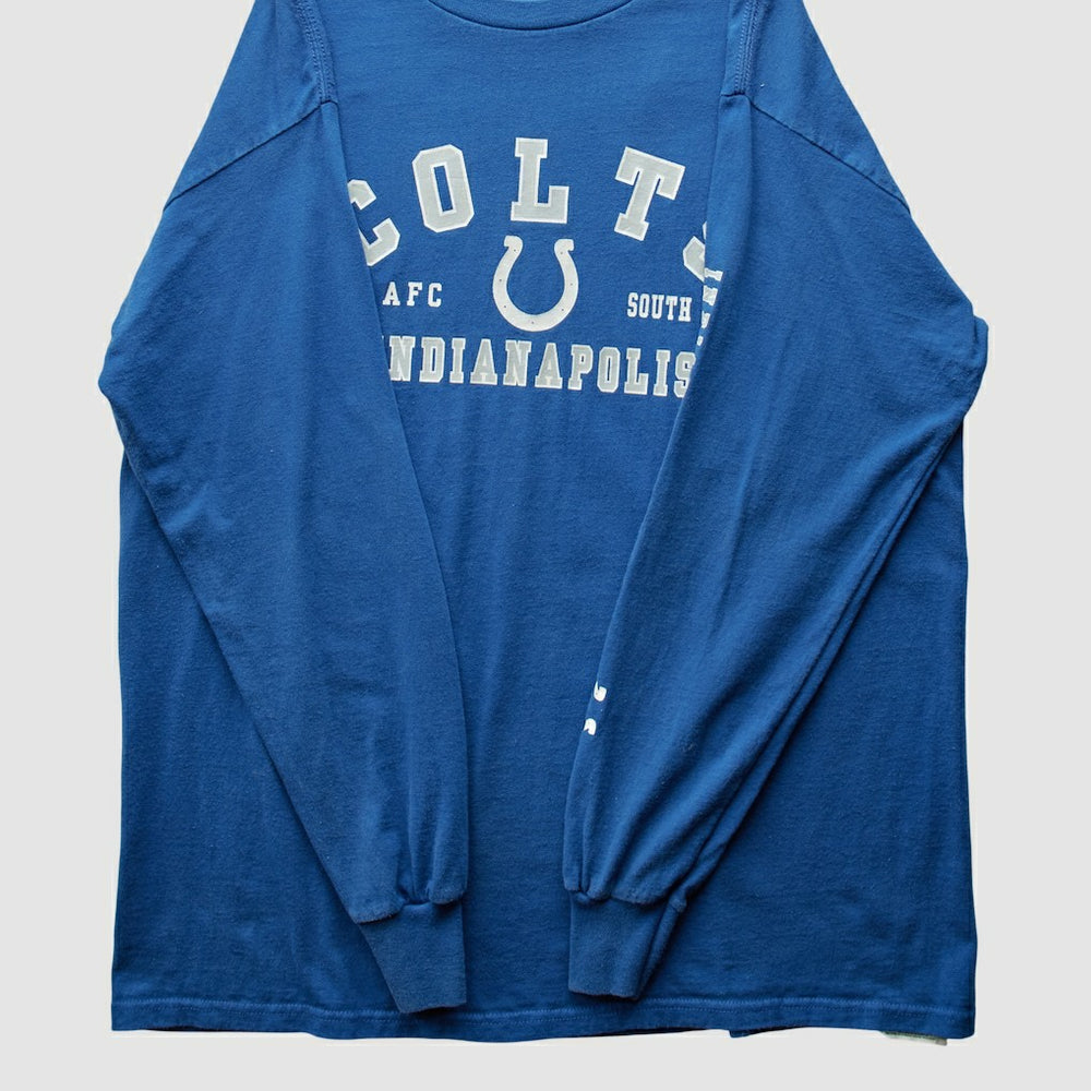 Indianapolis Colts NFL 2000s Long Sleeve T-shirt - Blue T-shirts