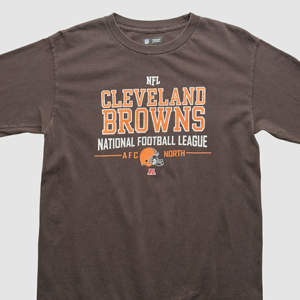 Cleveland Browns NFL 2010s Long Sleeve T-shirt - Brown T-shirts