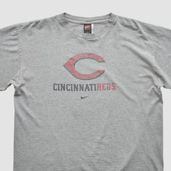 Cincinnati Reds Nike 2000s T-shirt - Heather Gray - Vintage T-shirts