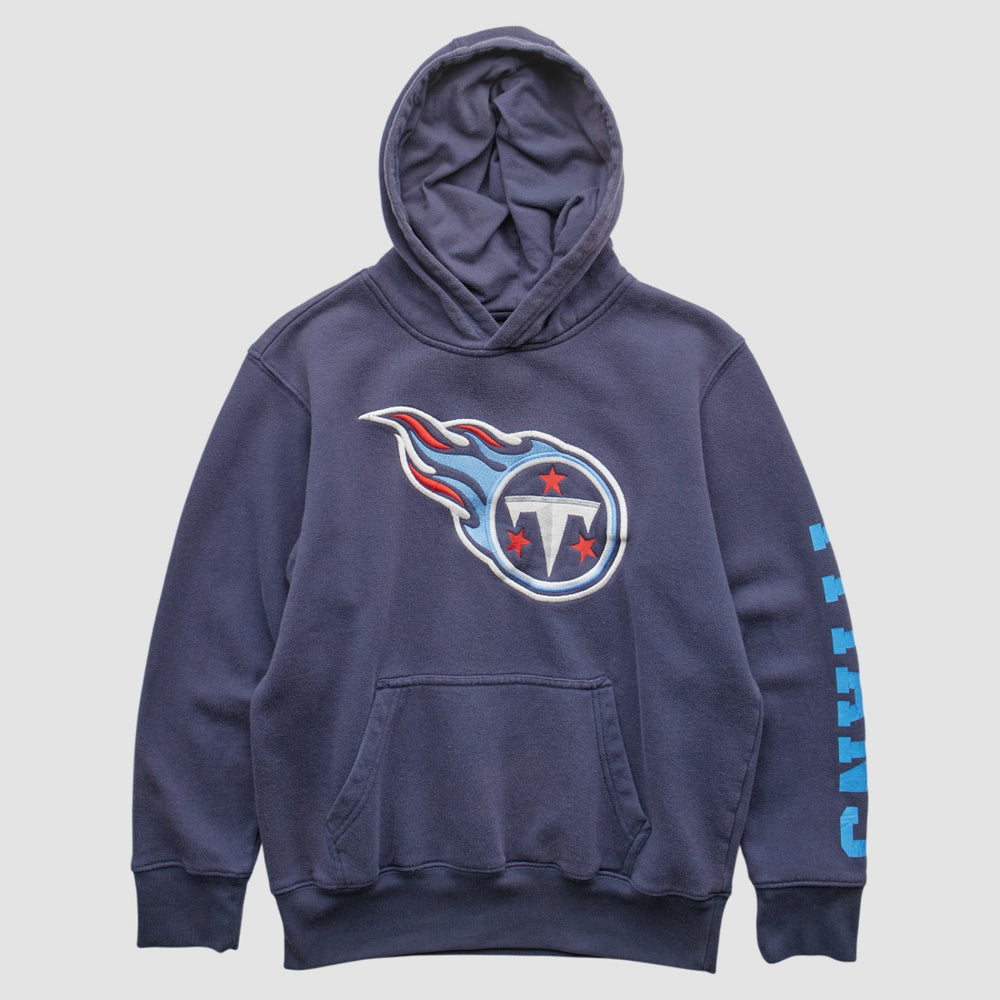Tennessee Titans NFL 2000s Hooded Pullover Sweatshirt - Navy Pullover