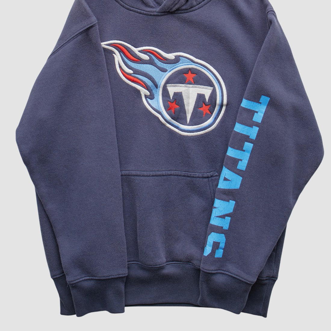 Tennessee Titans NFL 2000s Hooded Pullover Sweatshirt - Navy Pullover