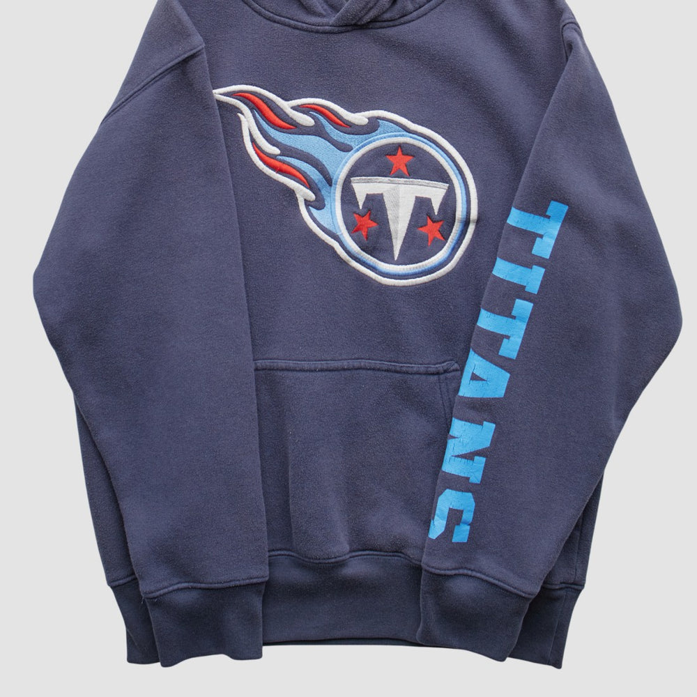Tennessee Titans NFL 2000s Hooded Pullover Sweatshirt - Navy Pullover