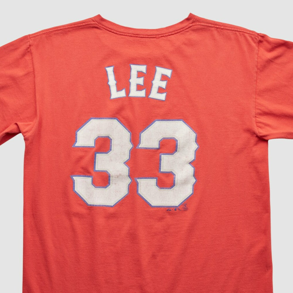 Texas Rangers Majestic 2010 T-shirt - Red - Vintage T-shirts