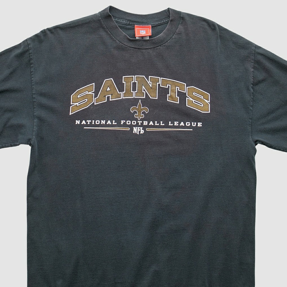 New Orleans Saints NFL 2000s Long Sleeve T-shirt - Black T-shirts