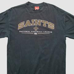 New Orleans Saints NFL 2000s Long Sleeve T-shirt - Black T-shirts