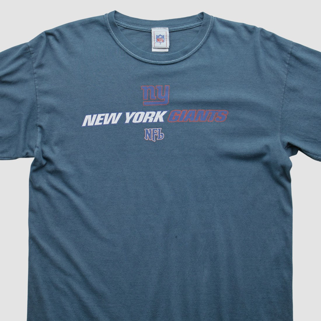 New York Giants NFL 2000s Long Sleeve T-shirt - Blue T-shirts