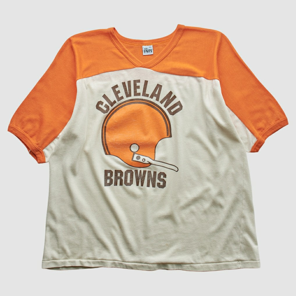 Cleveland Browns The Knits 80s T-shirt - White T-shirts