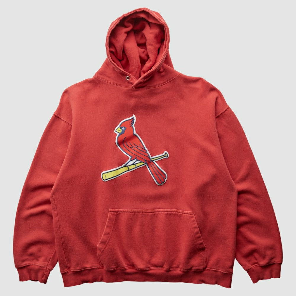 St. Louis Cardinals CSA 2000s Hooded Sweatshirt - Red - Vintage Sweatshirts