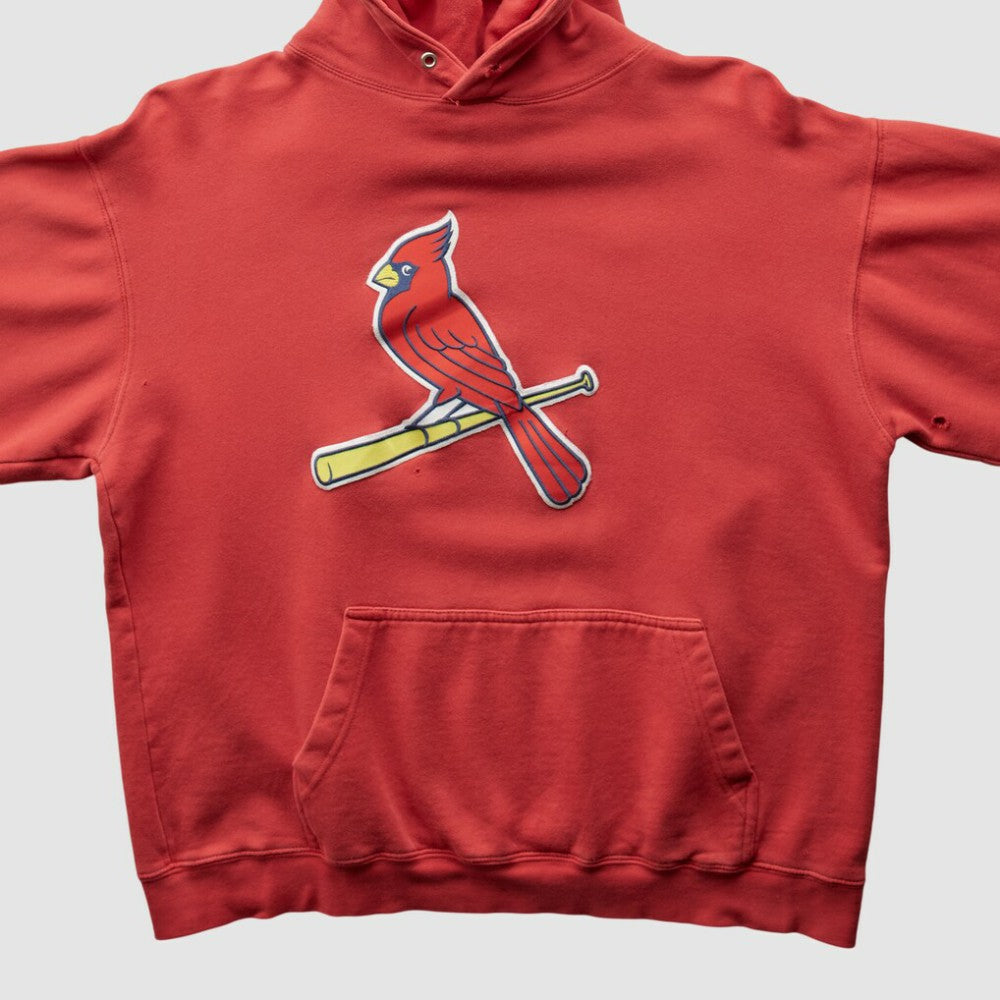 St. Louis Cardinals CSA 2000s Hooded Sweatshirt - Red - Vintage Sweatshirts