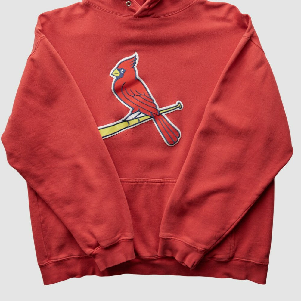 St. Louis Cardinals CSA 2000s Hooded Sweatshirt - Red - Vintage Sweatshirts
