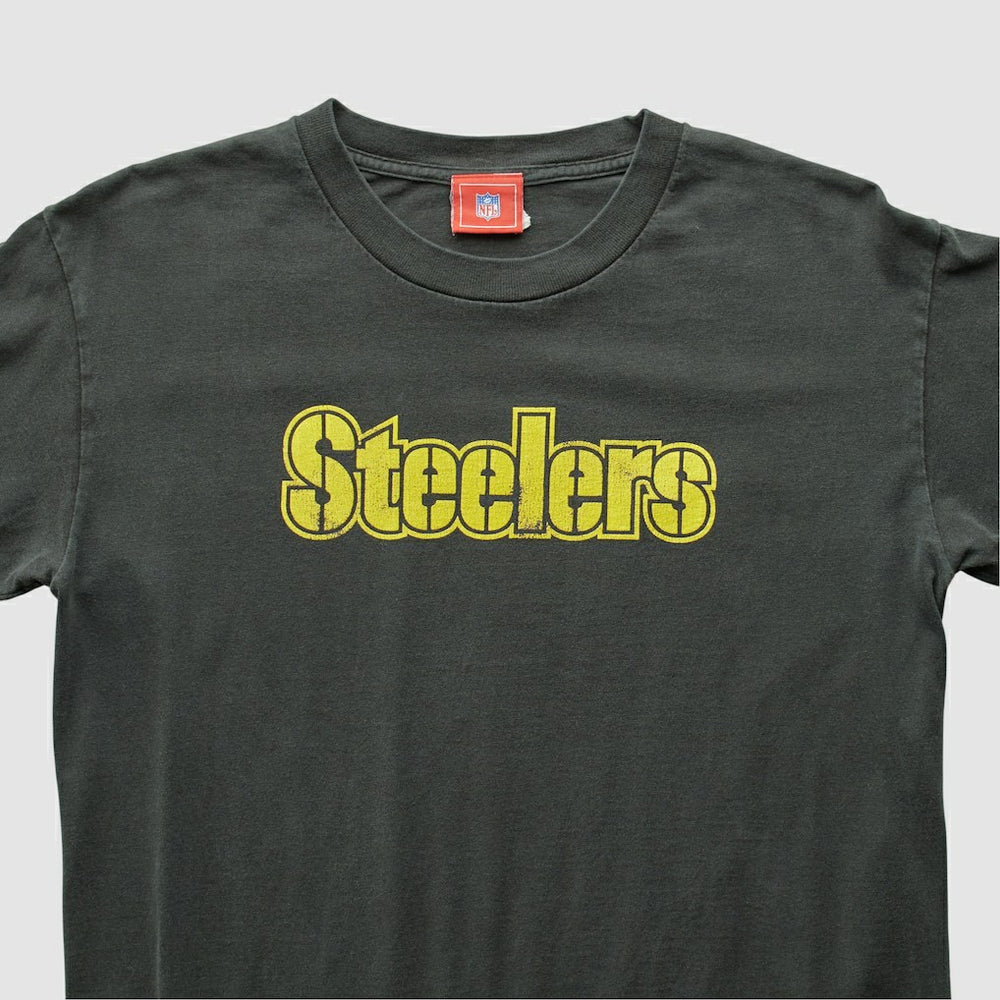 Pittsburgh Steelers NFL 2000s Long Sleeve T-shirt - Black T-shirts