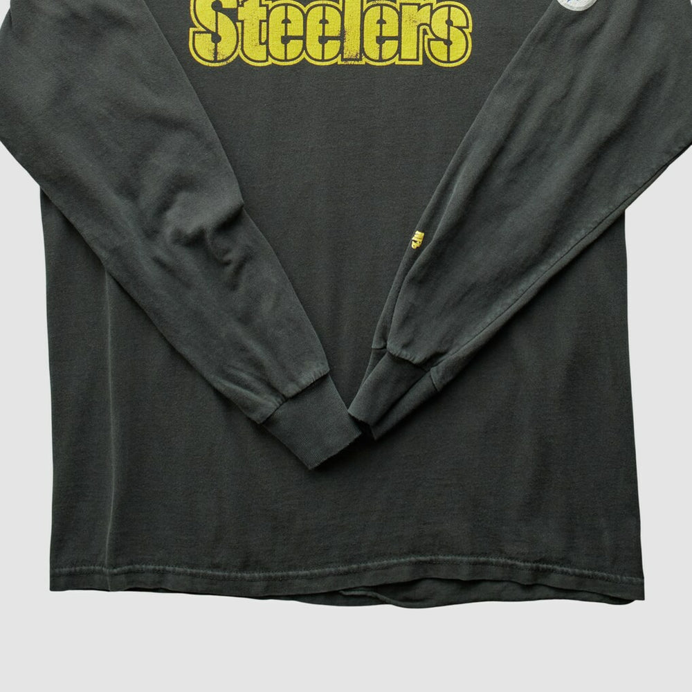 Pittsburgh Steelers NFL 2000s Long Sleeve T-shirt - Black T-shirts