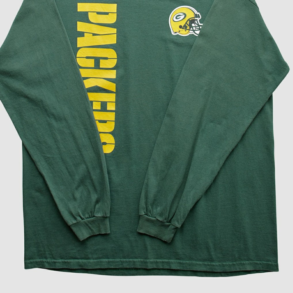 Green Bay Packers NFL 2000s Long Sleeve T-shirt - Green T-shirts