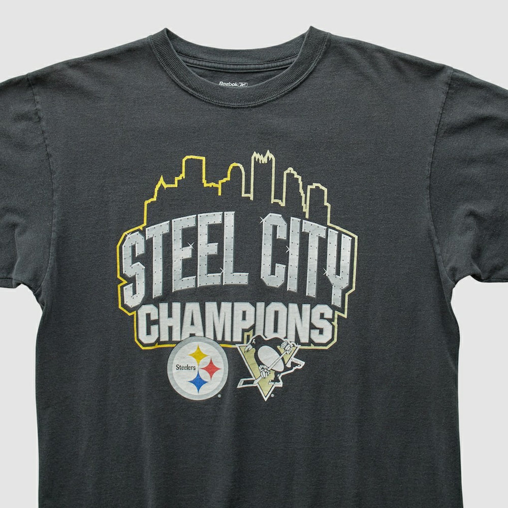 Pittsburgh Steelers Reebok 2009 T-shirt - Charcoal T-shirts