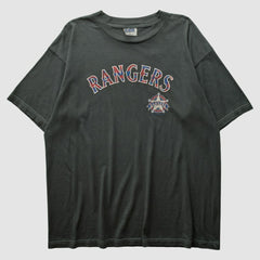 Texas Rangers CSA 2000s T-shirt - Charcoal - Vintage T-shirts
