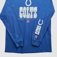 Indianapolis Colts NFL 2010s Long Sleeve T-shirt - Blue T-shirts