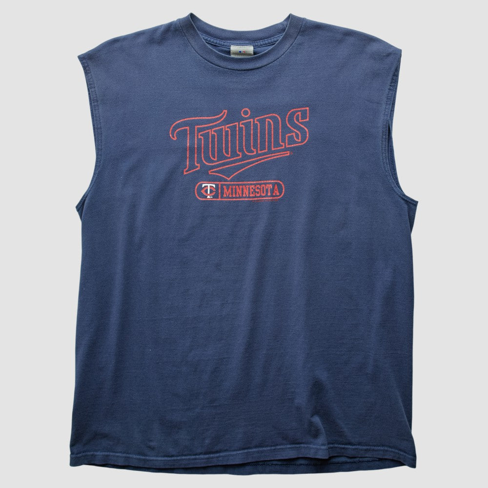 Minnesota Twins MLB 2000s Tank - Navy - Vintage Tanks