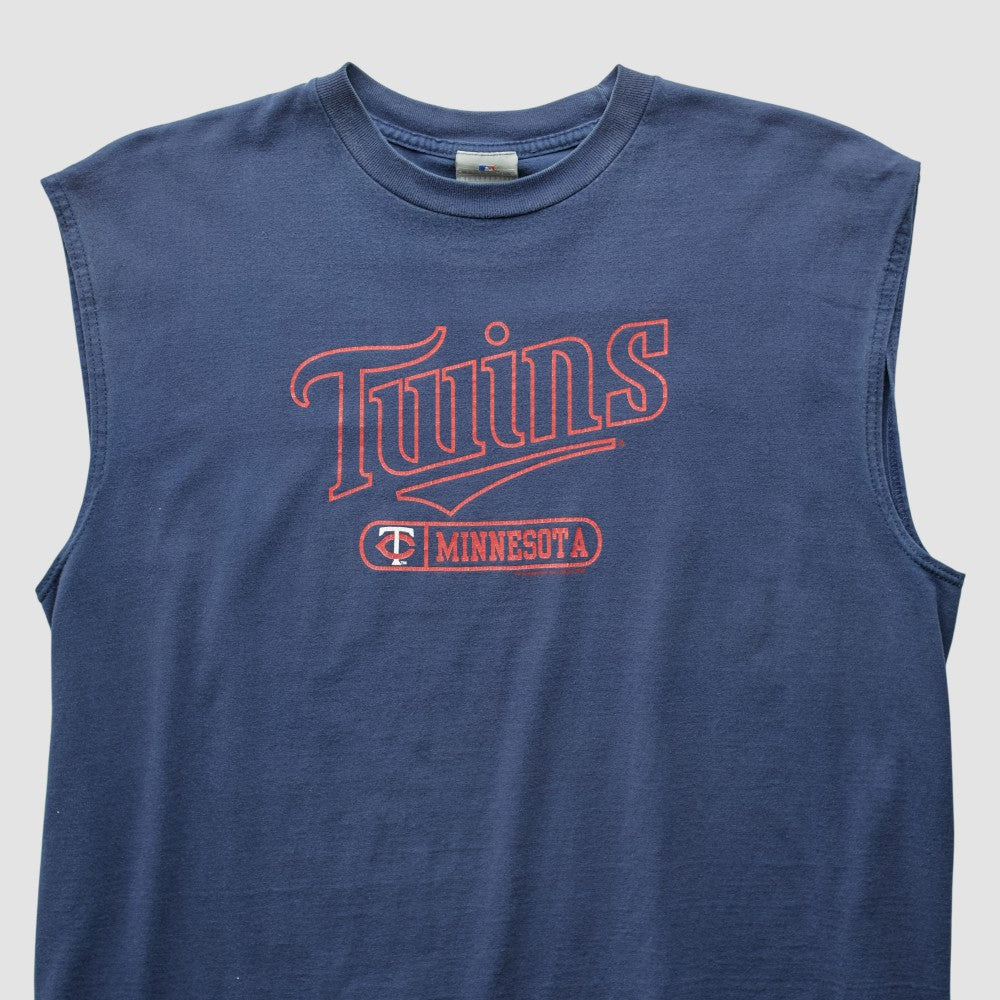 Minnesota Twins MLB 2000s Tank - Navy - Vintage Tanks