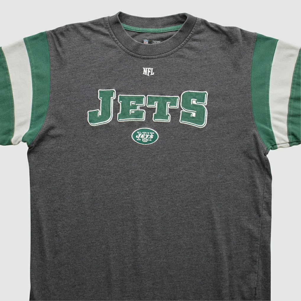 New York Jets NFL 2010s Long Sleeve T-shirt - Gray T-shirts
