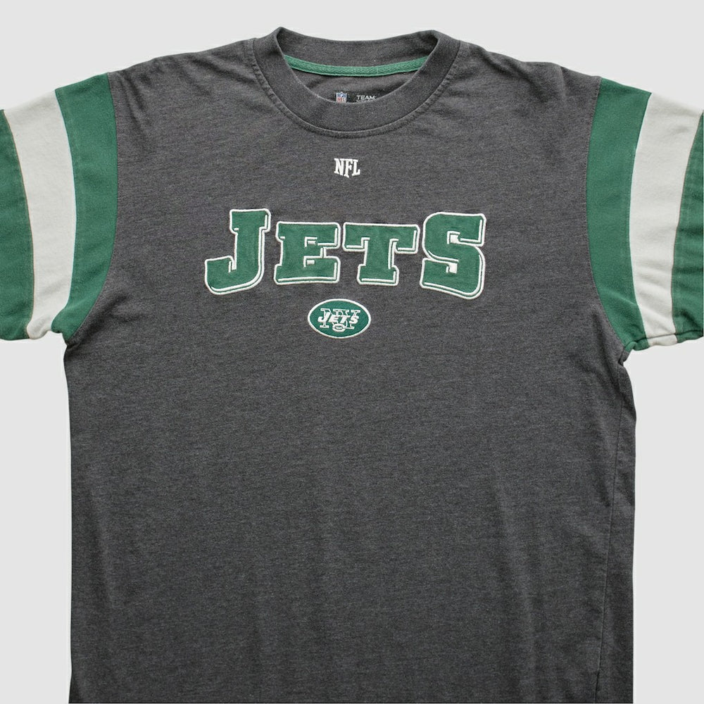 New York Jets NFL 2010s Long Sleeve T-shirt - Gray T-shirts