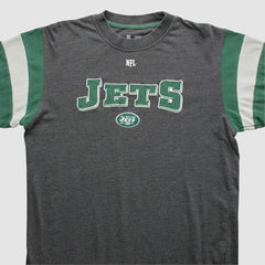 New York Jets NFL 2010s Long Sleeve T-shirt - Gray T-shirts