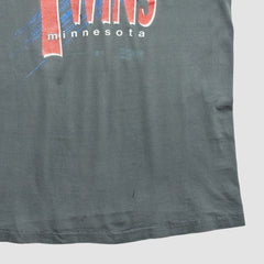 Minnesota Twins Salem 90s T-shirt - Gray - Vintage T-shirts